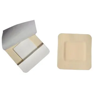 Cardinal Health - Kendall Border Foam Gentle Adhesion - From: 55544BG To: 55566BG - Cardinal  Foam Dressing  3 1/2 X 3 1/2 Inch With Border Film Backing Silicone Adhesive Square Sterile