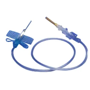 Cardinal Health - From: 8881225307 To: 8884476139  Monoject Angel Wing Blood Collection Sets with Multisample Luer Adapter 12" Tubing Length 23 Gauge x 3/4", Blue, Sterile