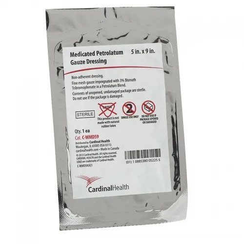 Cardinal Health - C-WMD59 - Sterile Medicated Petroleum Dressing Replaces ZGIX59