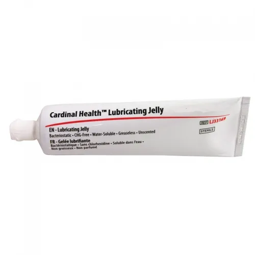Cardinal Health - LJ33169 - Med lubricating jelly, 4 oz. flip top tube, sterile.