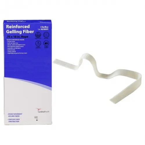 Cardinal Health - RGFBROPE - Med Reinforced Gelling Fiber, 0.75" x 18" Rope.