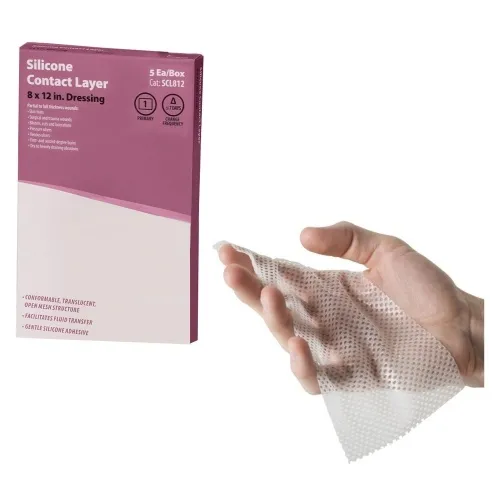 Cardinal Health - SCL812 - Med Silicone Contact Layer, 8" x 12"