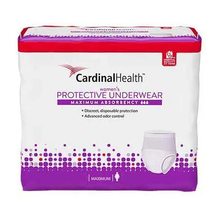 Cardinal Health - UWFLG18 - Med  , Women's Protective Underwear, Sure Care Super, Large, 45" 58"