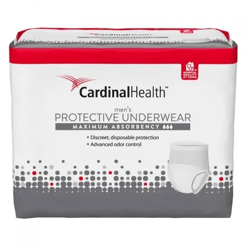 Cardinal Health - UWMLXL18 - Med  , Men's Protective Underwear, Sure Care Super, Large/X Large, 45" 58"