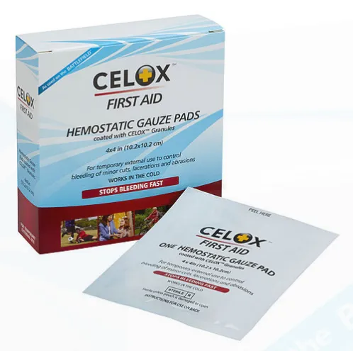 Celox - 0711GZP4 - Hemostatic Gauze Pad