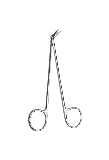 V. Mueller - Ch5651 - Vascular Scissors V. Mueller Potts-Smith 5-1/4 Inch Length Surgical Grade Stainless Steel Nonsterile Finger Ring Handle 45° Angled