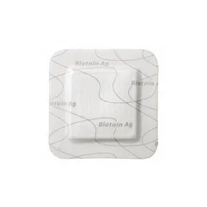 Coloplast - Biatain Silicone Ag - 39637 - Silver Silicone Foam Dressing Biatain Silicone Ag 4 X 4 Inch Square Sterile