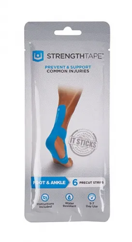 Compass Health - StrengthTape - From: 6300-AF To: 6300-SHLDR - Ankle & Foot Taping Kit, Latex free