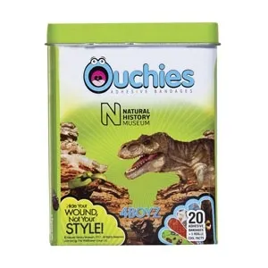 COSRICH GROUP INC. - S100301 - Ouchies Bandages Natural History Museum 4 Boyz 20 ct