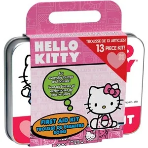 Cosrich - HK-5105-C - Hello Kitty First Aid Kit, 13 Piece