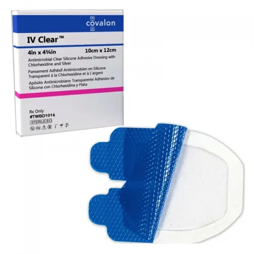 Covalon Technologies - TWBD1014 - Covalon IV Antimicrobial Silicone Adhesive Securement Dressing
