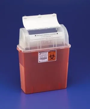 Medtronic / Covidien - 31314886 - Sharps Container, 3 Gal, Translucent 