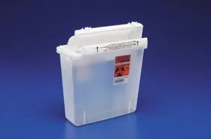 Medtronic / Covidien - 8507MW - Sharps Container, 5 Qt Counter-Balanced Lid
