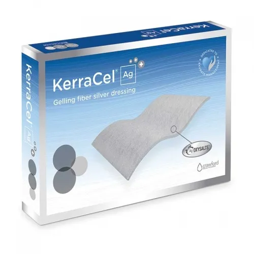 3M - CWL1160 - Kerracel Ag Silver Gelling Fiber Dressing Kerracel Ag 8 X 12 Inch Rectangle Sterile