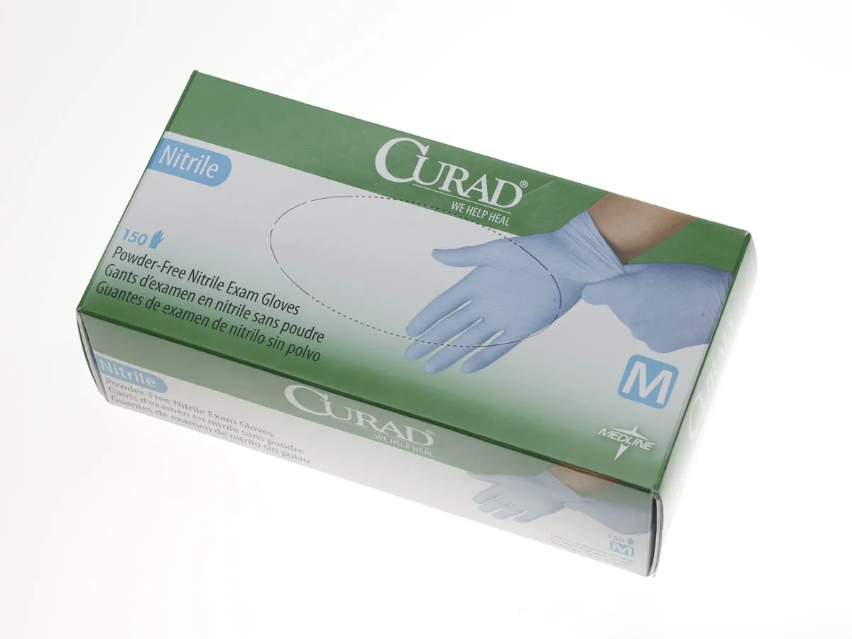 Curad - Medline - CUR9314H - Nitrile Exam Gloves