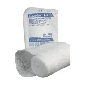 Derma Sciences - 9321 - Gazetex Bandage Roll 2-1/2" x 108", 6 ply, Sterile, Latex-free.