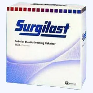 Gentell - Surgilast - GL-503 - Surgilast Tubular Elastic Bandage Retainer 10-1/8 Size Size 3, 50 yds., Contain Latex, for Medium Hand, Arm, Leg, Foot