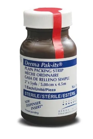 Derma Sciences - 59220 - Packing Strips, 1/2" X 5 Yards Plain