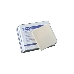 Gentell - 84566 - Hydrocell Non-Adhesive Foam Dressing with Film Backing 6" x 6" Size Square, Sterile, Latex-Free