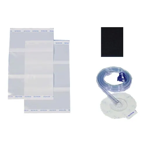 Deroyal Industries - NP-0500 NPWT Small Foam Kit with TRT Dressing. Includes: 1 - Triple Release Transeal dressing, 8" x 12", 1 - Dome Connector, 1 - Small Foam Square and 1 - Measuring Device.