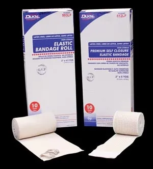 Dukal - 502LF - Elastic Bandage, 2", Latex Free (LF), 10/bx, 5 bx/cs