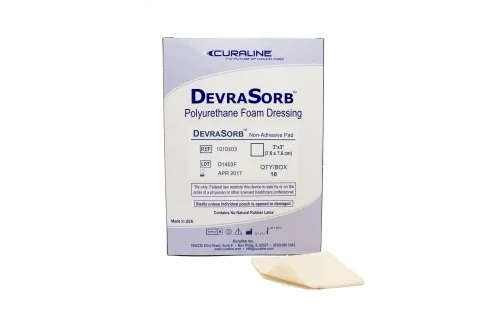 Dukal - From: 1010303 To: 1024545 - Dressing, DeverSorb Foam, Sterile, Non Adhesive Pad