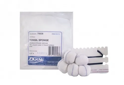Dukal - From: 74436 To: 74437 - Double Strung Tonsil Sponge