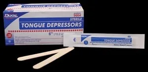 Dukal - From: 9001 To: 900412  Tongue Depressor  6 Inch Length Wood
