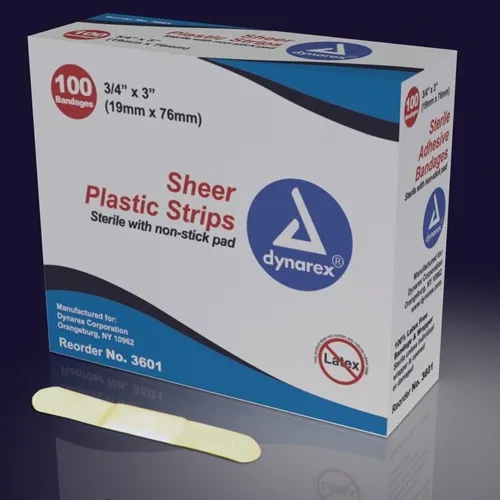 Dynarex - 4734 - Adhesive Bandages  Sheer Sterile