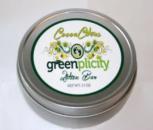 Edibly Green - Greenplicity - Cocoa Citrus Lotion Bar