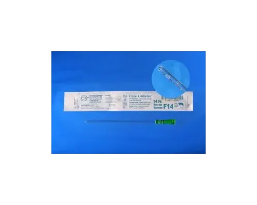 Convatec Cure Medical - Cure Catheter - F14 - Cure Medical  Urethral Catheter  Straight Tip Uncoated PVC 14 Fr. 6 Inch