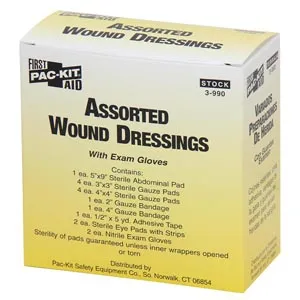 First Aid Only - 3-990 - Large Wound Dressing Pack  (DROP SHIP ONLY - $50 Minimum Order)