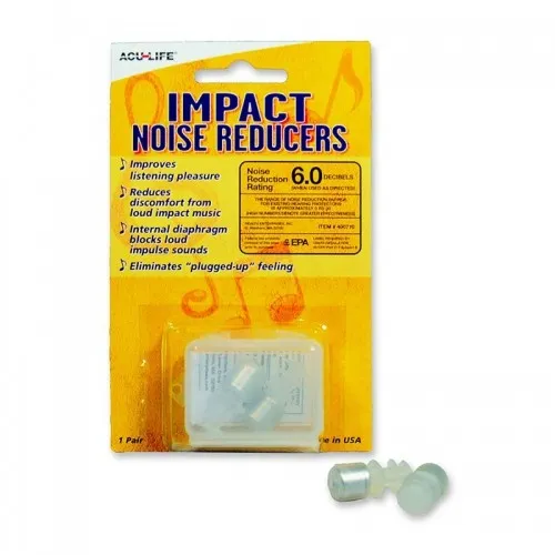 Apothecary Products - 400710 - Impact Noise Reducer Ear Plugs, 6 db., Improves Listening Pleasure