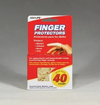 Health Enterprises - HE400343 - Finger (Protectors) Cots 40 Pk Assorted