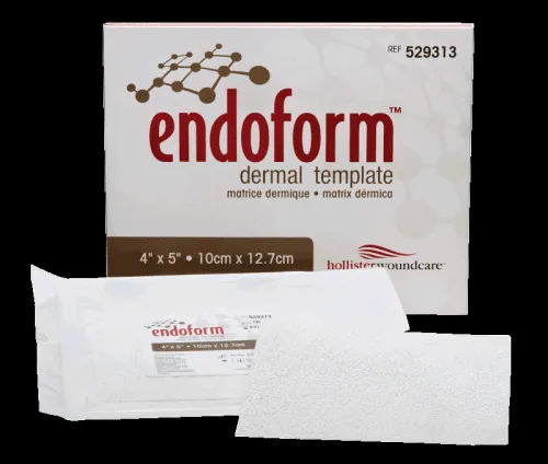 Aroa Biosurgery - 529314 - Endoform Natural – Fenestrated Collagen Dressing Endoform Natural – Fenestrated 4 X 5 Inch Fenestrated Rectangle