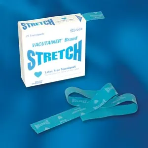 BD Becton Dickinson - 367203 - Stretch Tourniquet in Dispensing Box, Latex Free (LF), 25/pk, 20 pk/cs (Minimum Expiry Lead is 90 days) (Continental US Only)