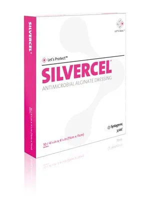 Systagenix Wound Management - 800202 - Silvercel Antimicrobial Alginate Dressing