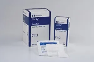 Cardinal Health - 3381 - Sterile Gauze Pad, Peel-Back Package, 2" x 2", 12-Ply, 100/bx, 24 bx/cs (Continental US Only)