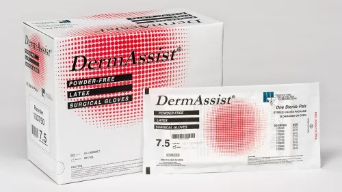 DermAssist - Innovative Healthcare - 133550 - Gloves, Powder Free (PF), Surgical, Latex, Sterile, Bisque Finish