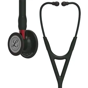 3M - 6200 - Stethoscope, Black Finish Chestpiece, Black Tube, Red Stem and Black Headset, 27" (Continental US+HI Only) (Littmann items are not available for sale online - authorization agreement required)