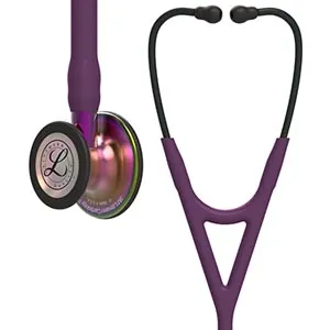 3M - 6205 - Stethoscope, Rainbow Finish Chestpiece, Plum Tube, Violet Stem and Black Headset, 27" (Continental US+HI Only) (Littmann items are only available for sale online by distributors authorized by 3M Littmann)