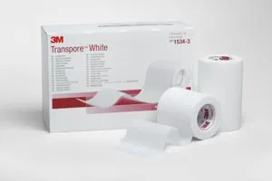3M - 1534-3 - White Dressing Tape, 3" x 10 yds, 4/bx, 10 bx/cs (Continental US+HI Only)