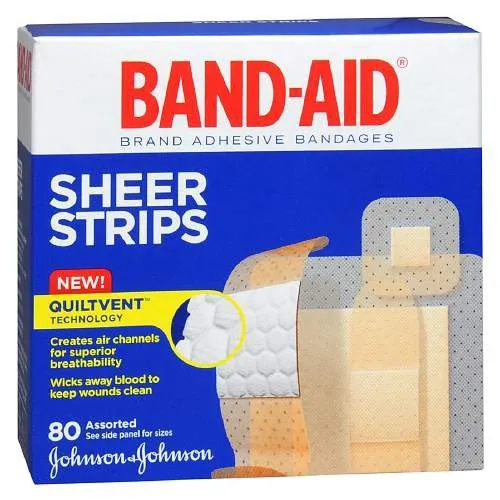 J&J - 00381370046691 - Bandage Adh Sheer Asst