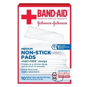 Johnson & Johnson - 111614200 - J & J Band-Aid First Aid Non-Stick Pads