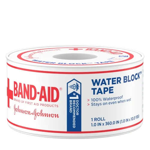 J&J - 117121 - J & J Band-Aid First Aid Waterblock Tape, 1" x 10 yd