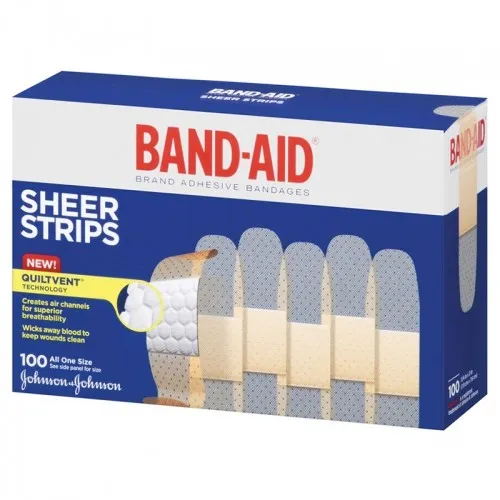 J&J - 4634 - Band-Aid Adhesive Sheer Strip Bandage