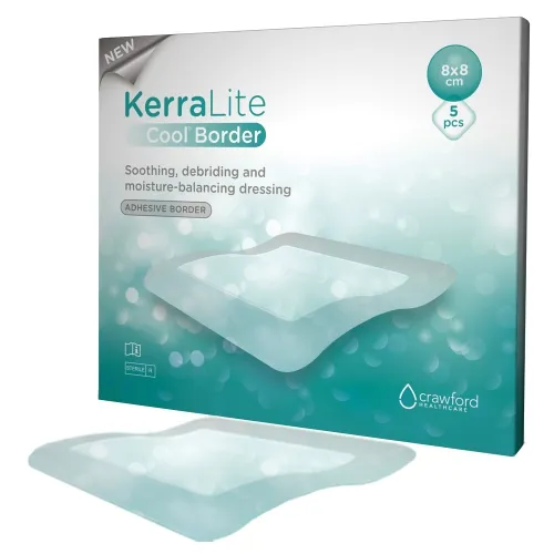 3M - KerraLite Cool Border - From: CWL1007 To: CWL1008 -  Hydrogel Wound Dressing  Sheet 3 X 3 Inch Square Sterile