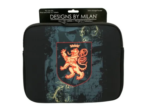 Kole Imports - EL302 - Protective Tablet Case With Coat Of Arms Design
