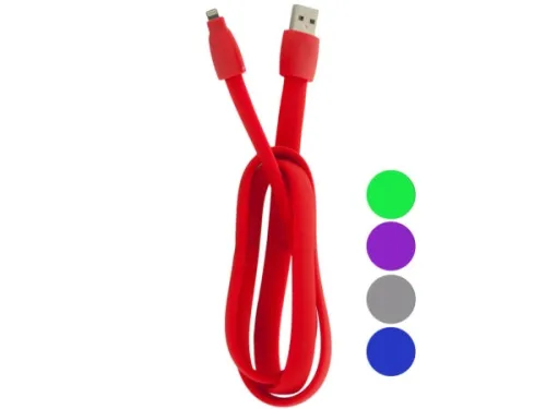 Kole Imports - EL716 - Super Durable Silicone Iphone Sync &amp; Charge Cable