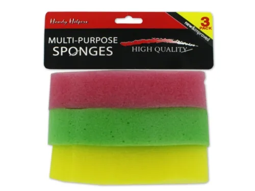 Kole Imports - HA138 - Multi-purpose Sponges, Pack Of 3